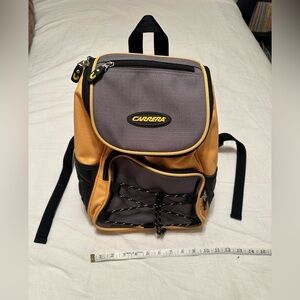 Carrera Black and Yellow Backpack